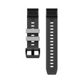 Prémium sportóra szíj az Garmin Watch QuickFit 22 mm Fekete-Szürke