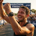 Prémium sportóra szíj az Garmin Watch QuickFit 22 mm Fekete-Szürke
