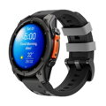 Prémium sportóra szíj az Garmin Watch QuickFit 22 mm Fekete-Szürke