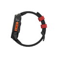 Prémium sportóra szíj az Garmin Watch QuickFit 22 mm Fekete-Piros
