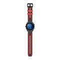 Prémium sportóra szíj az Garmin Watch QuickFit 22 mm Fekete-Piros