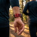 Prémium sportóra szíj az Garmin Watch QuickFit 22 mm Fekete-Piros