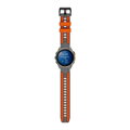 Prémium sportóra szíj az Garmin Watch QuickFit 22 mm Szürke-Narancssárga