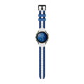 Prémium sportóra szíj az Garmin Watch QuickFit 22 mm Fehér-Kék