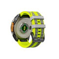 Prémium sportóra szíj az Garmin Watch QuickFit 22 mm Sárga-Szürke