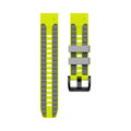 Prémium sportóra szíj az Garmin Watch QuickFit 22 mm Sárga-Szürke