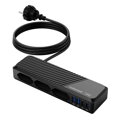 Cubenest PD GaN PowerStrip SlimLine 7 az 1-ben Extended USB 70W