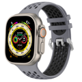 Sportóra szíj az Apple Watch-hoz Szürke-Fekete