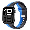 Prémium sportóra szíj az Apple Watch-hoz Fekete-Kék