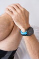 Prémium sportóra szíj az Apple Watch-hoz Fekete-Kék