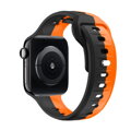 Prémium sportóra szíj az Apple Watch-hoz Fekete-Narancs
