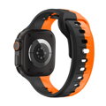 Prémium sportóra szíj az Apple Watch-hoz Fekete-Narancs