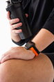 Prémium sportóra szíj az Apple Watch-hoz Fekete-Narancs