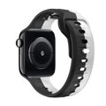 Prémium sportóra szíj az Apple Watch-hoz Fekete-Szürke