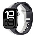 Prémium sportóra szíj az Apple Watch-hoz Fekete-Szürke