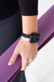 Prémium sportóra szíj az Apple Watch-hoz Fekete-Szürke
