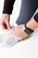Prémium sportóra szíj az Apple Watch-hoz Fekete-Szürke