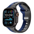 Prémium sportóra szíj az Apple Watch-hoz Szürke-Kék