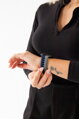 Prémium sportóra szíj az Apple Watch-hoz Szürke-Kék