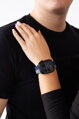 Prémium sportóra szíj az Apple Watch-hoz Szürke-Kék