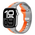 Prémium sportóra szíj az Apple Watch-hoz Narancs-Szürke