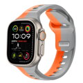 Prémium sportóra szíj az Apple Watch-hoz Narancs-Szürke