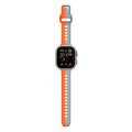 Prémium sportóra szíj az Apple Watch-hoz Narancs-Szürke
