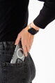 Prémium sportóra szíj az Apple Watch-hoz Narancs-Szürke
