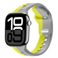 Prémium sportóra szíj az Apple Watch-hoz Sárga-Szürke