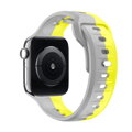 Prémium sportóra szíj az Apple Watch-hoz Sárga-Szürke