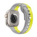 Prémium sportóra szíj az Apple Watch-hoz Sárga-Szürke