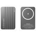 Cubenest Vezeték nélküli mágneses szürke power bank 5000 mAh S1B1