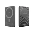Cubenest Vezeték nélküli mágneses fekete power bank SlimDual 5000 mAh S1B3D
