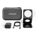 Cubenest 3 az 1-ben Összecsukható vezeték nélküli mágneses szürke töltő S312 Pro
