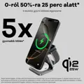 Cubenest Qi2.2 3 az 1-ben Összecsukható vezeték nélküli mágneses szürke töltő SQ312 Ultra