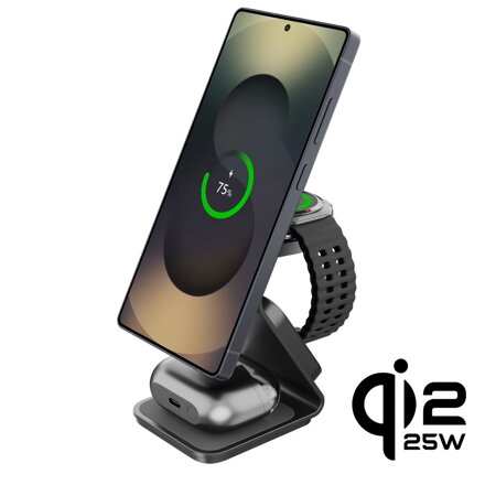 Cubenest Qi2.2 3 az 1-ben Vezeték nélküli mágneses töltő SQS314 Pro Samsung Watch