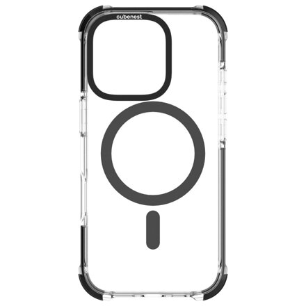 Cubenest iPhone 16 Pro MagPro Strong Guard fekete tok