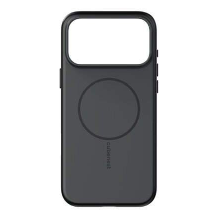 Cubenest iPhone 17 Pro Max matt fekete tok MagSafe kompatibilis