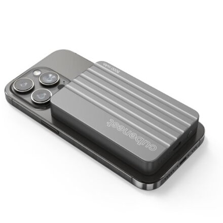 Cubenest Vezeték nélküli mágneses szürke power bank S1B1