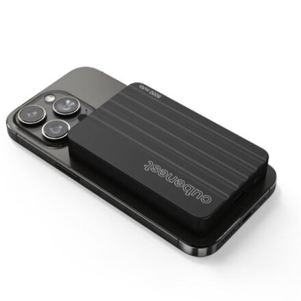 Cubenest Vezeték nélküli mágneses fekete power bank S1B1