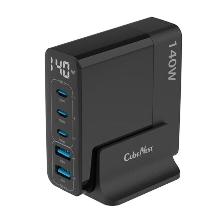 Cubenest PD GaN töltő 140W S5D0