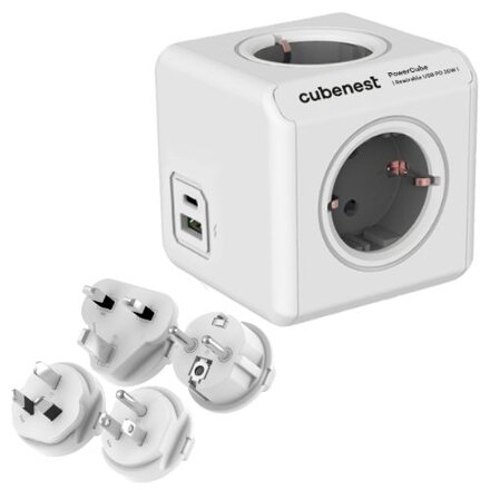 Cubenest PowerCube Rewirable USB A+C PD 20 W 1,5 m