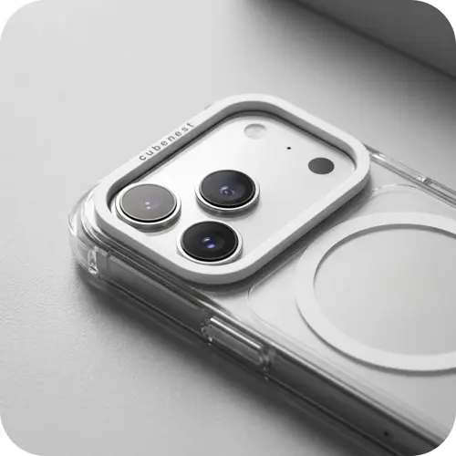 Cubenest iPhone 18 Pro MagSafe fekete tok