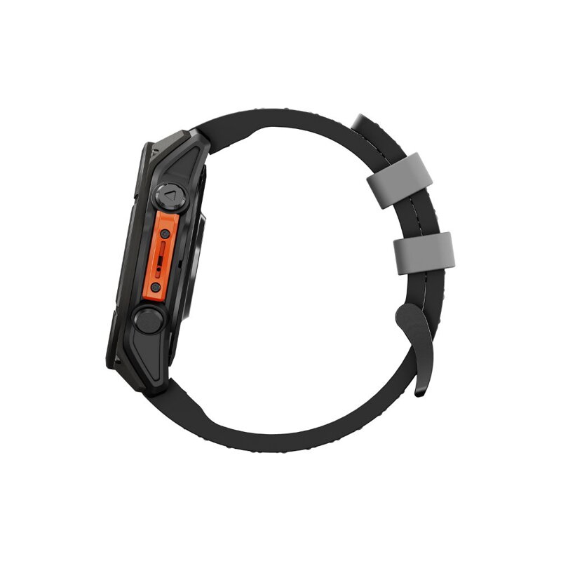 Prémium sportóra szíj az Garmin Watch QuickFit 22 mm Fekete-Szürke