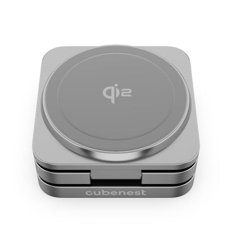 Cubenest Qi2 3 az 1-ben Összecsukható vezeték nélküli mágneses töltő SQS312 Pro Samsung Watch