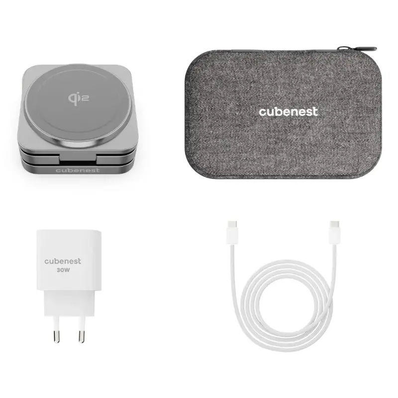 Qi2 3 az 1-ben Összecsukható MagSafe töltő Qi2 3 az 1-ben Összecsukható MagSafe töltő