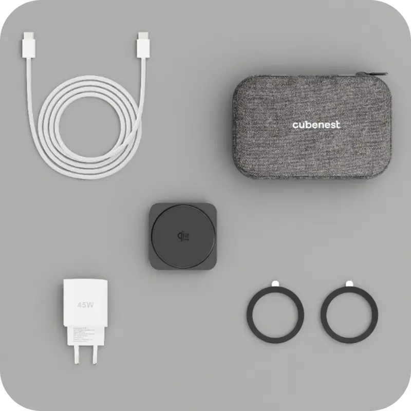 Qi2 3 az 1-ben Összecsukható MagSafe töltő