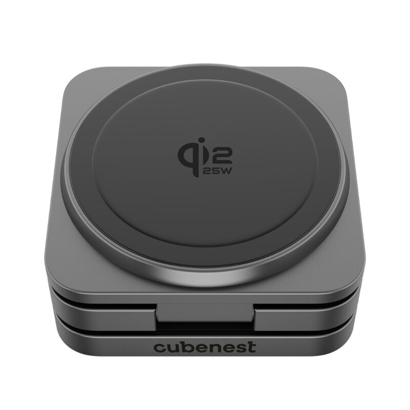 Cubenest Qi2.2 3 az 1-ben Összecsukható vezeték nélküli mágneses töltő SQS312 Pro Samsung Watch