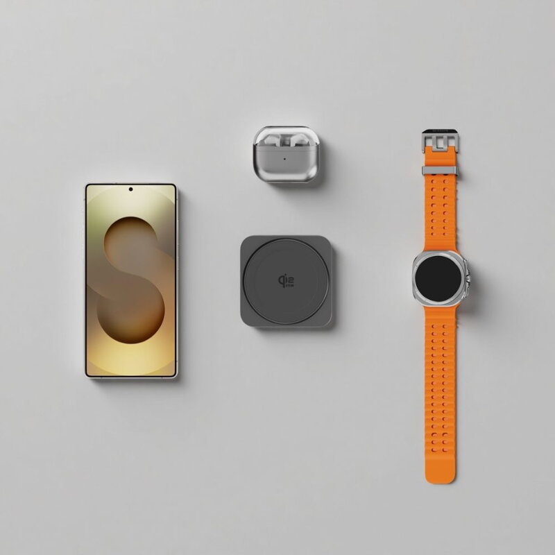 Cubenest Qi2.2 3 az 1-ben Összecsukható vezeték nélküli mágneses töltő SQS312 Pro Samsung Watch