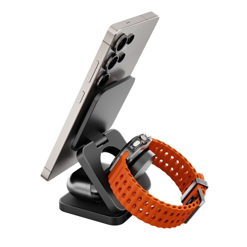 Cubenest Qi2.2 3 az 1-ben Összecsukható vezeték nélküli mágneses töltő SQS312 Pro Samsung Watch